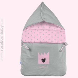 قنداق فرنگی زیپ دار LITTLE SWEETIE-GIRL