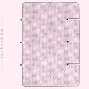 ملحفه پد دار تشک (ضد نم) LITTLE SWEETIE-GIRL