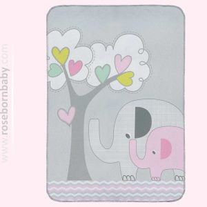 پتو دورپیچ نخی FAMILY LOVE-GIRL