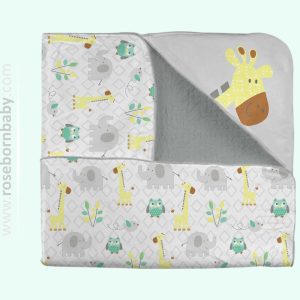 پتو دورپیچ کلاه دار BROOKS JUNGLE