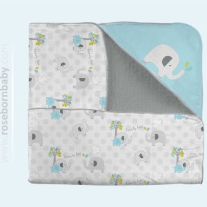 پتو دورپیچ کلاه دار FAMILY LOVE-BOY