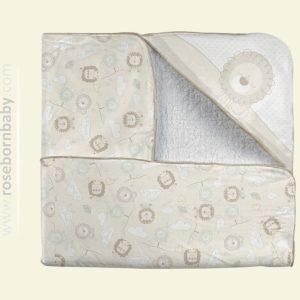 پتو دورپیچ کلاه دار LION CUBS (جدیدترین طرح)