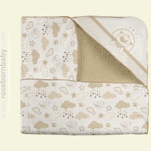 پتو دورپیچ کلاه دار TEDDY BEAR