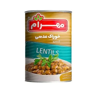 کنسرو خوراک عدسی مهرام