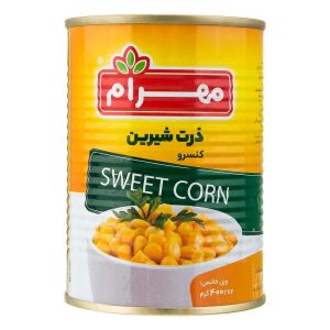 کنسرو ذرت شيرين مهرام