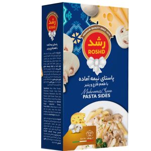 پاستا قارچ و پنير رشد